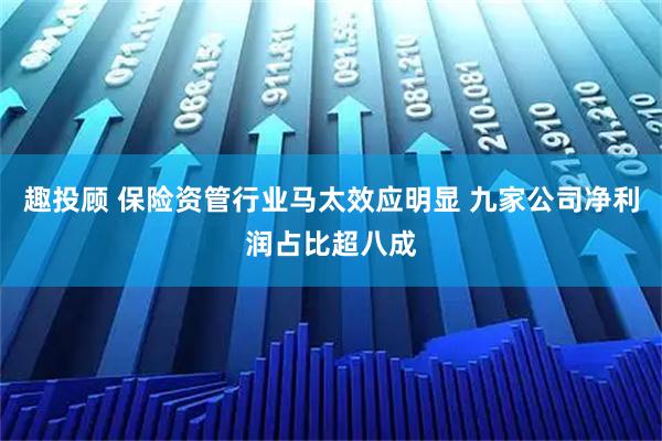 趣投顾 保险资管行业马太效应明显 九家公司净利润占比超八成