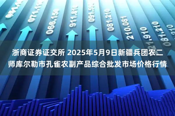 浙商证券证交所 2025年5月9日新疆兵团农二师库尔勒市孔雀农副产品综合批发市场价格行情